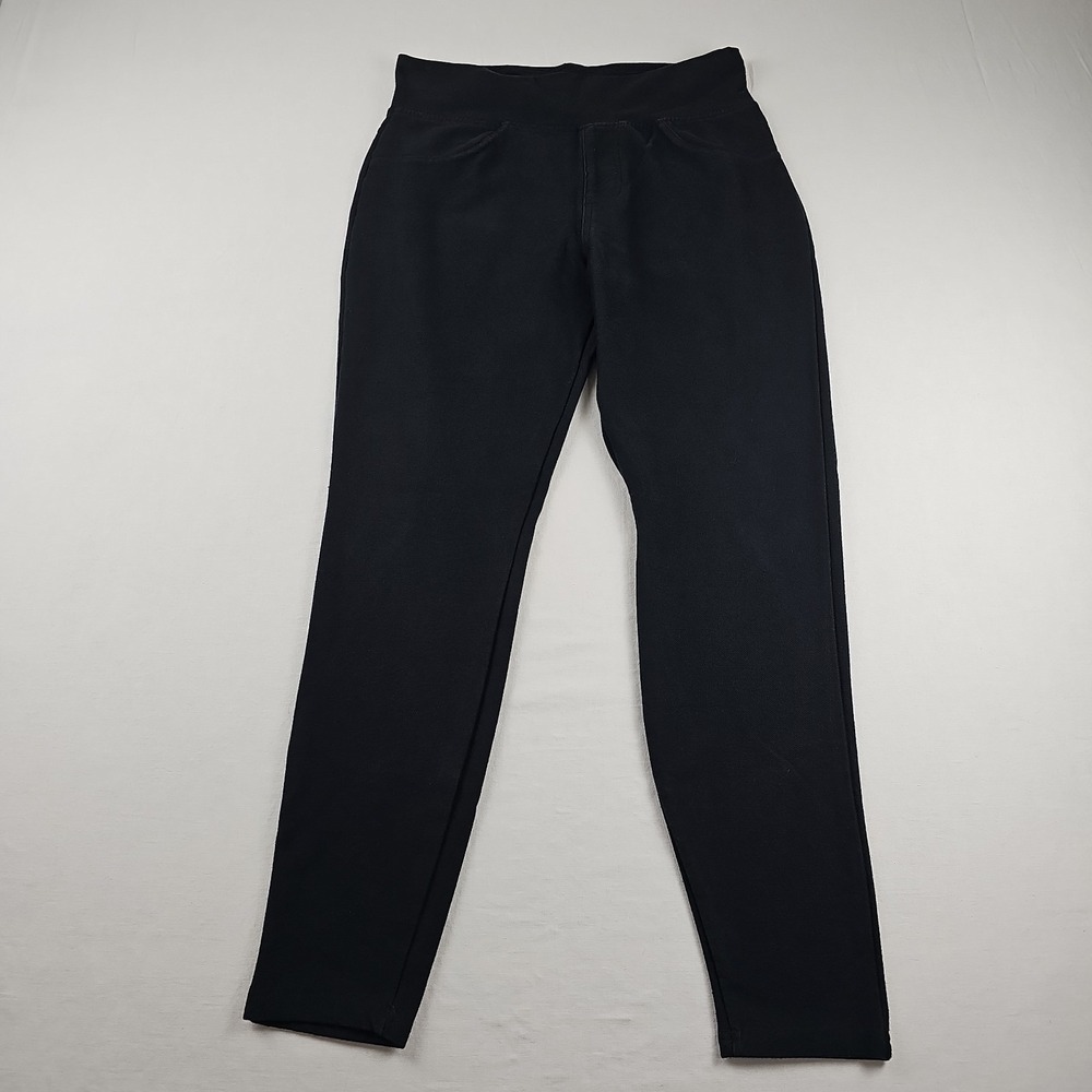 A New Day Women's Size M Elastic Waist Flat Front Dress Pants Business Casual